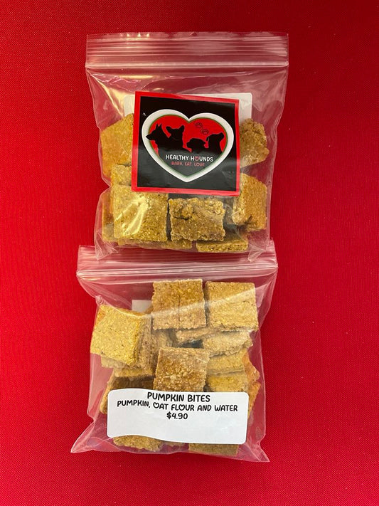 Pumpkin Bites Baked Dog Treats