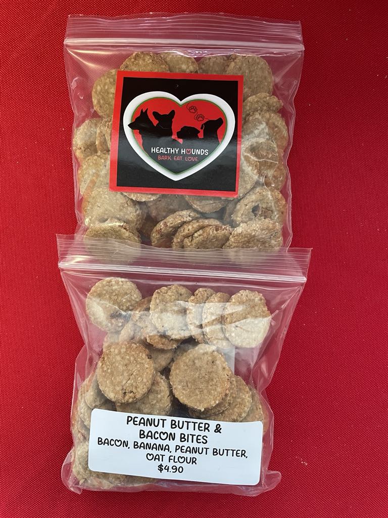 Peanut Butter & Bacon Bites Treats