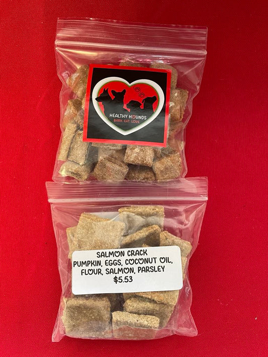 Salmon Crack Baked Dog and Cat Treats