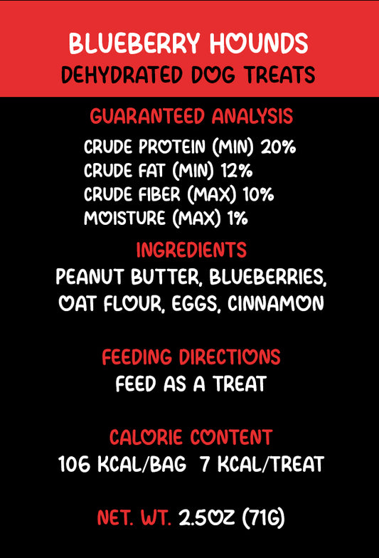 Blueberry Hounds Treats