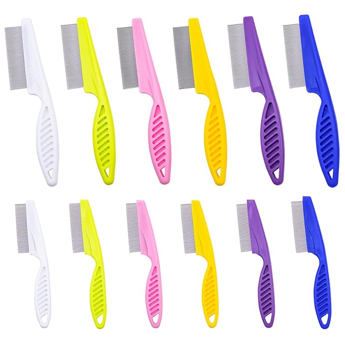 Pet Hair Flea Comb for Dogs Cats Small Accessories