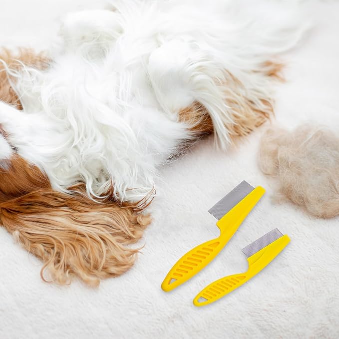 Pet Hair Flea Comb for Dogs Cats Small Accessories