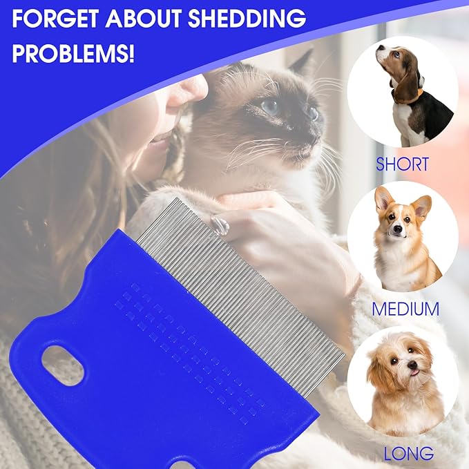 Blue Grooming Comb for cats and dogs Accessories