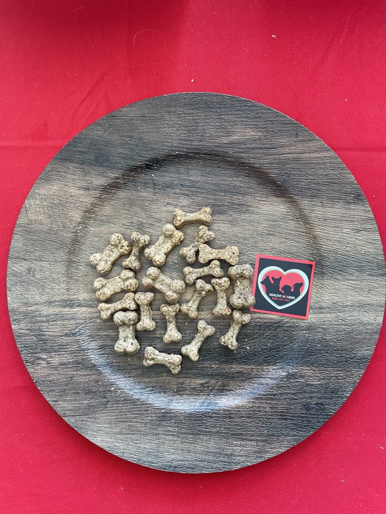 Turkey and Strawberry Baked Dog Treats