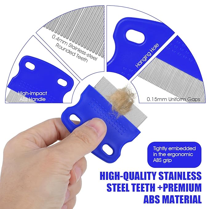 Blue Grooming Comb for cats and dogs Accessories